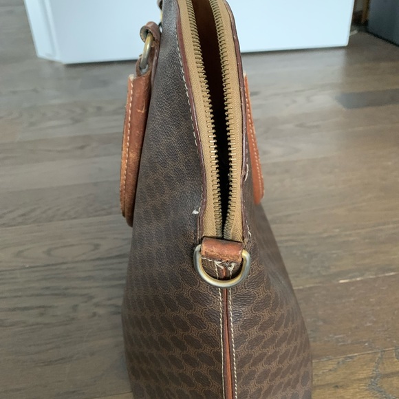 Authentic Celine Macadam leather handbag tote purse vintage - Picture 8 of 8